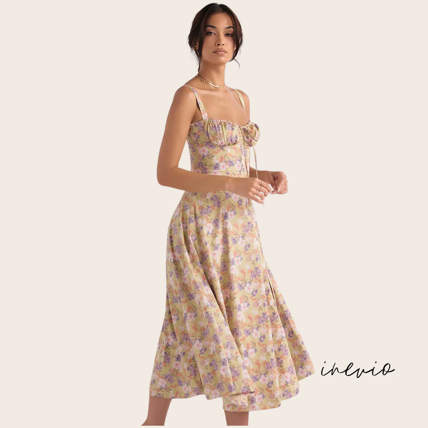 Rosa | Taille jurk