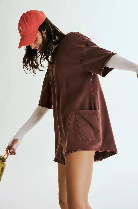 Lilly | Oversized Romper T-Shirt